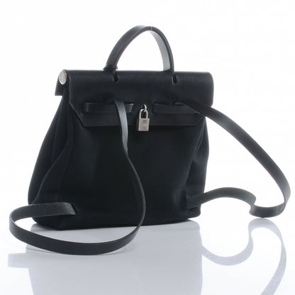 Hermes Toile Herbag Black 4 of 9