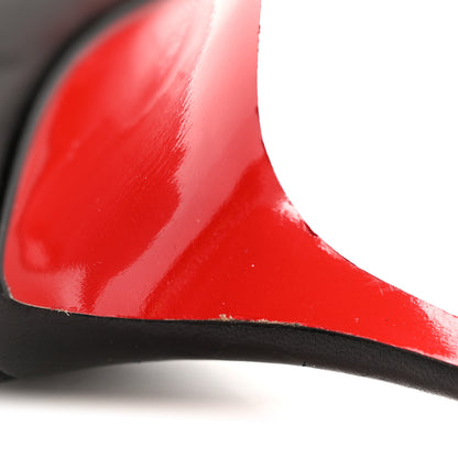 Christian Louboutin Shiny Nappa Irishell 100 Pumps 40 Black Gold 22 of 30