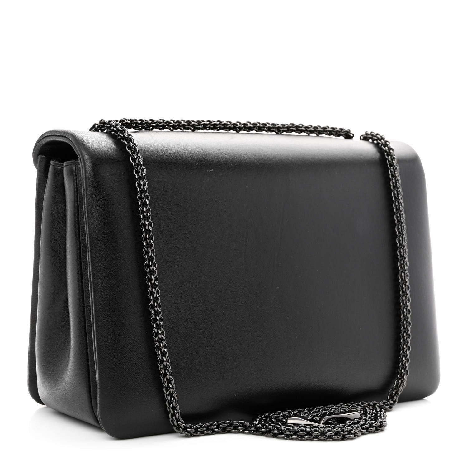 Valentino Garavani Nappa Tonal One Stud Chain Shoulder Bag Black 3 of 10