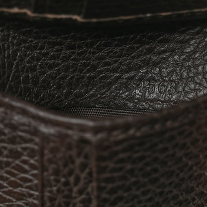 Gucci Calfskin Web Bi-Fold Wallet Brown White 7 of 8