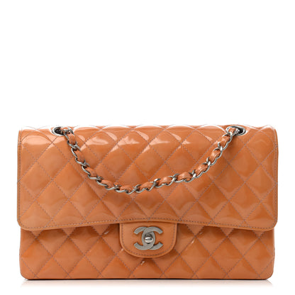 Chanel Patent Quilted Medium Double Flap Pink 1 of 5