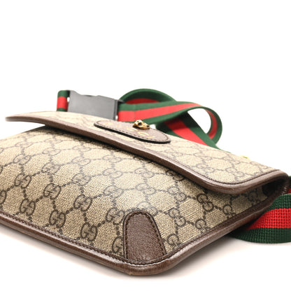 Gucci GG Supreme Monogram Neo Vintage Web Belt Bag Brown 10 of 11