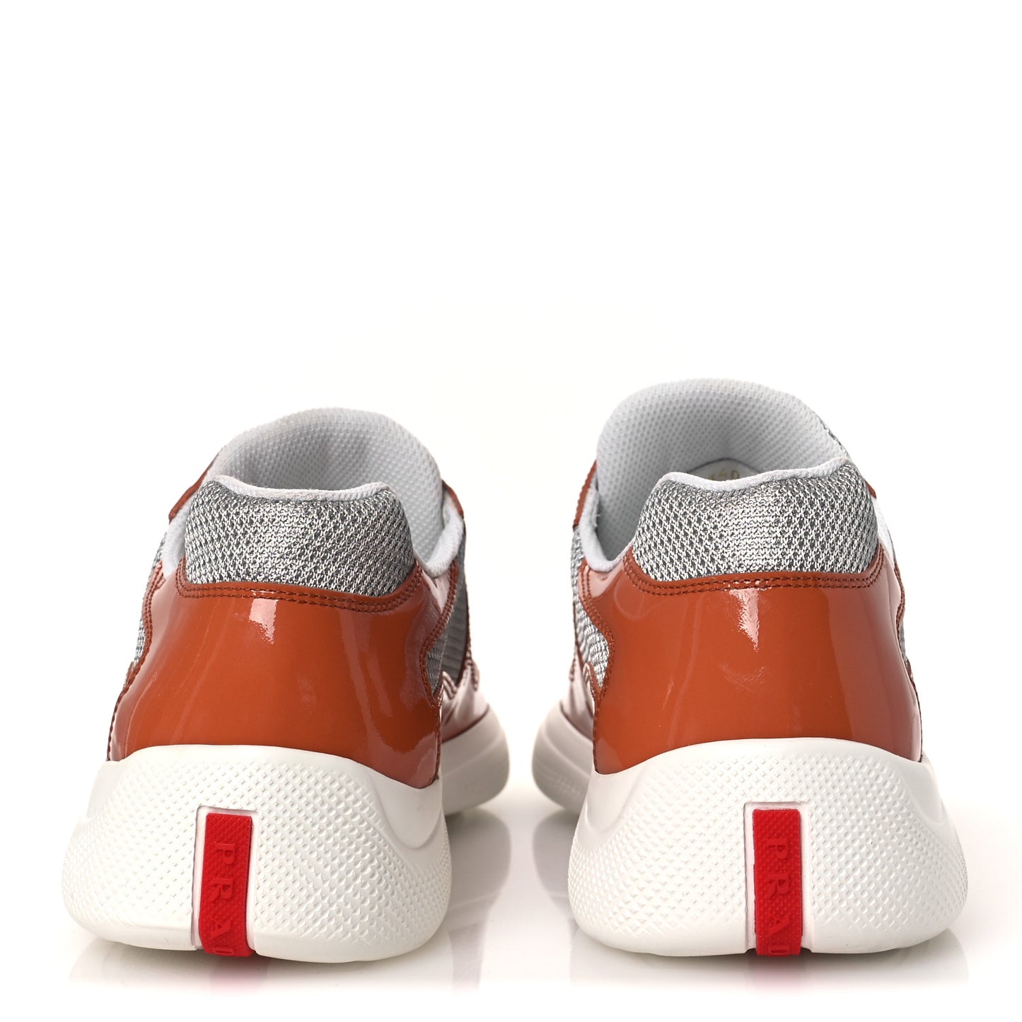 Patent Technical Fabric Mens America's Cup Patchwork Sneakers 8.5 Nespola 8.5 Nespola  Argento