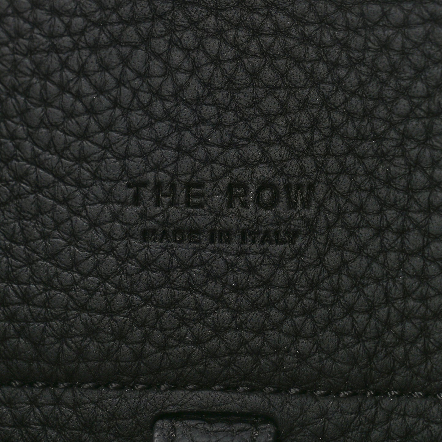 Grained Calfskin Soft Margaux 10 Bag Black