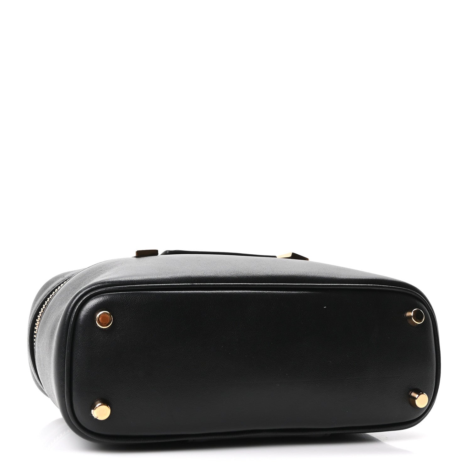 Versace Lambskin Tag Vanity Bag Black 1938940 – FASHIONPHILE