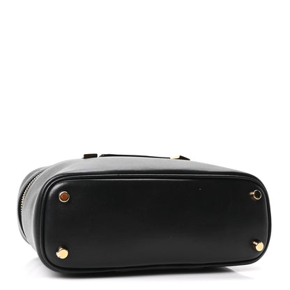 Versace Lambskin Tag Vanity Bag Black 4 of 10