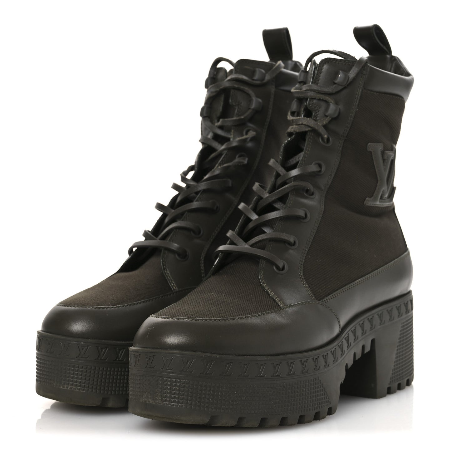 Laureate Platform Desert Boots 38 Green