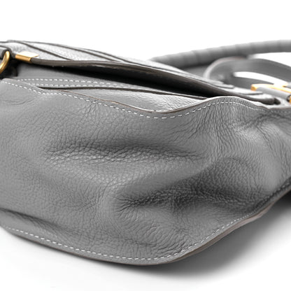 Chloe Calfskin Medium Marcie Satchel Cashmere Grey 9 of 10