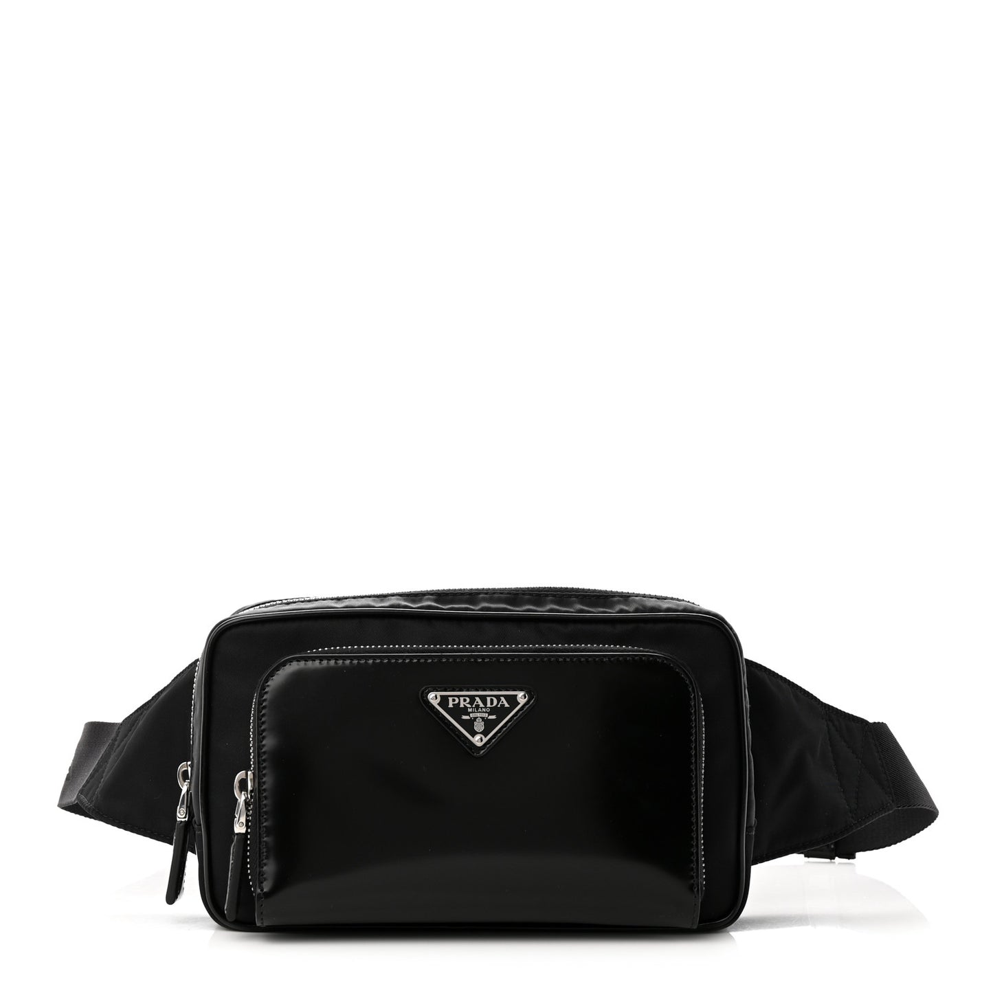 Re-Nylon Spazzolato Belt Bag Black