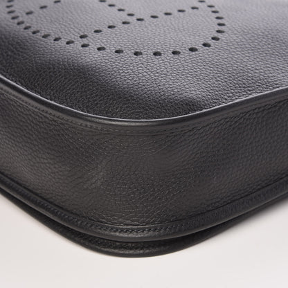 Hermes Taurillon Clemence Evelyne III PM Black 9 of 9