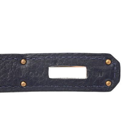 Hermes Togo Kelly Retourne 28 Bleu Nuit 8 of 14