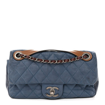 Chanel Iridescent Calfskin Medium In The Mix Flap Blue 1 of 13