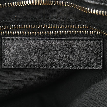 Balenciaga Chevre Gold Metallic Edge Hardware City Black 6 of 10