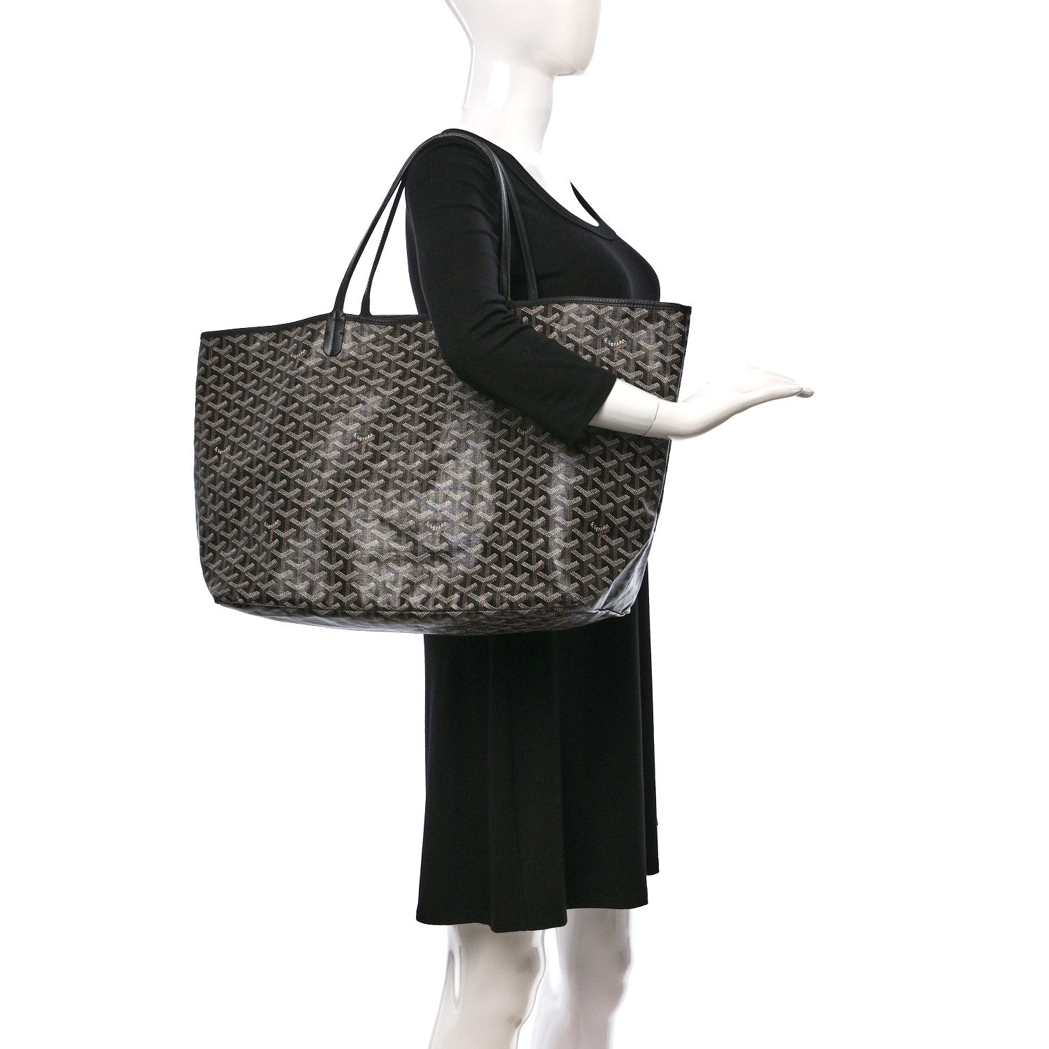 Goyard Goyardine Saint Louis GM Black 2 of 14