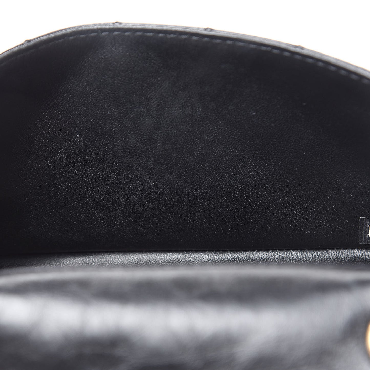 Aged Calfskin Quilted 2.55 Reissue Mini Flap Black