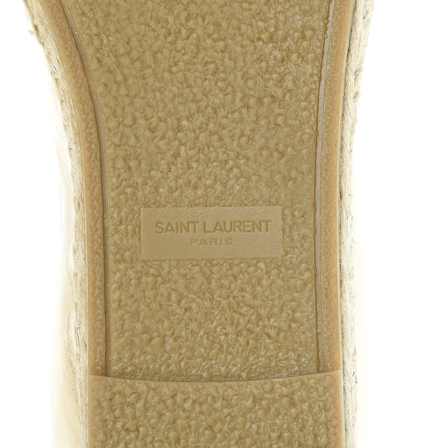 Metallic Lambskin Monogram Espadrilles 42 Gold