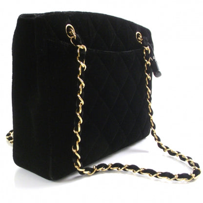 Chanel Velvet Quilted Shoulder Bag 3 of 12