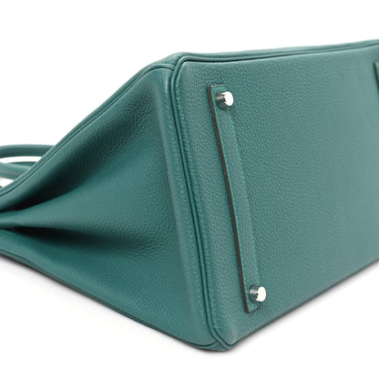 Hermes Togo Birkin 35 Malachite 9 of 13