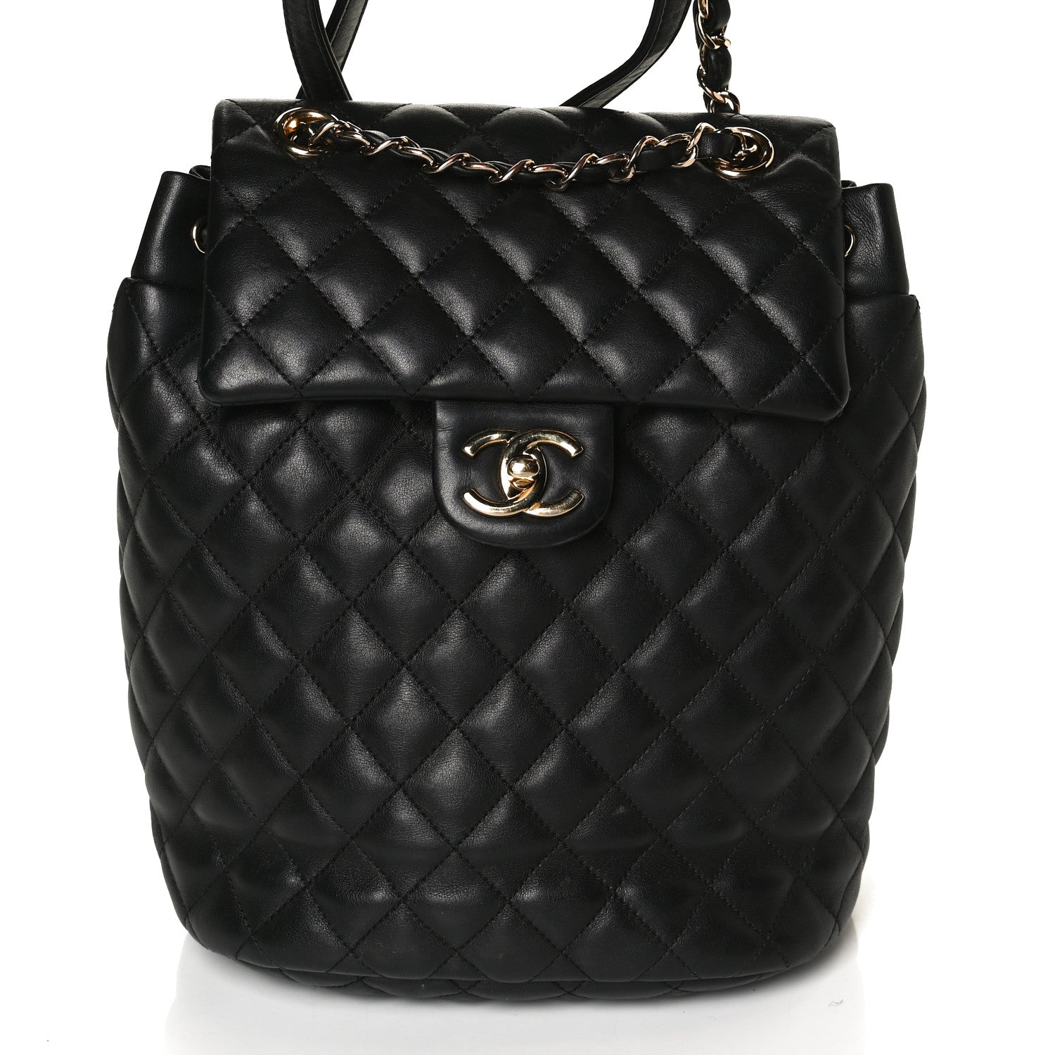 Chanel Lambskin Quilted Small Urban Spirit Backpack Black 8 of 13