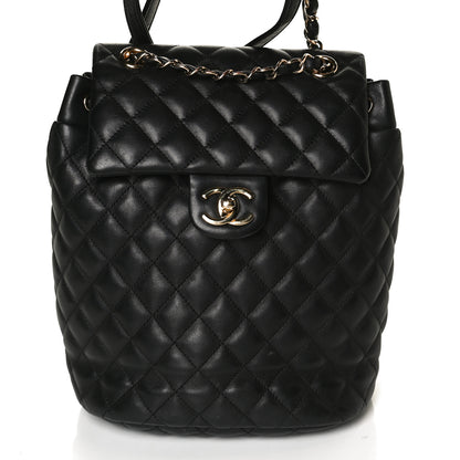 Chanel Lambskin Quilted Small Urban Spirit Backpack Black 8 of 13