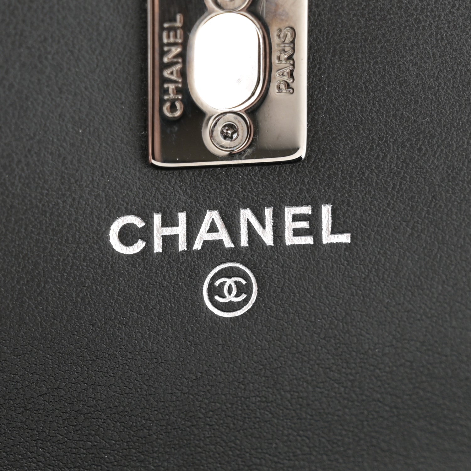 Chanel Shiny Crumpled Calfskin Crystal Quilted Precious Handle Clutch With Chain Black 6 of 11
