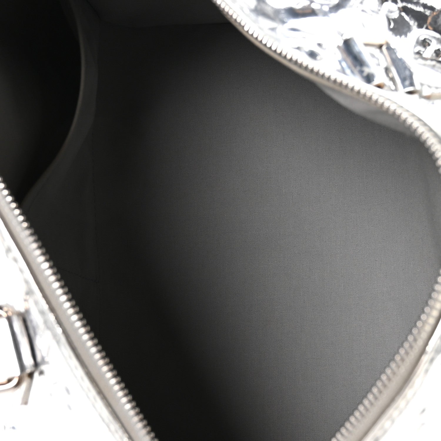 Louis Vuitton Monogram Miroir Speedy 30 Silver 4 of 9