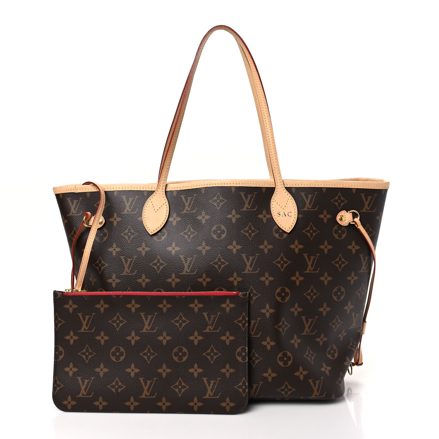 Louis Vuitton Monogram Neo Neverfull MM Cherry 3 of 12