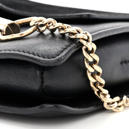 Chloe Suede Calfskin Small Faye Shoulder Bag Black 10 of 13