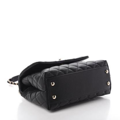Chanel Caviar Quilted Mini Coco Handle Flap Black 4 of 10