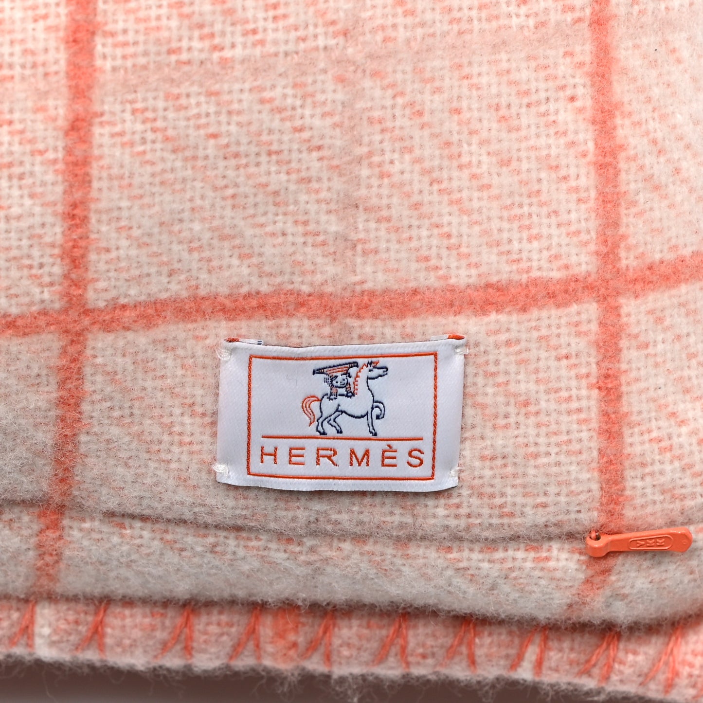 Wool Cashmere Avalon Cabriole Pillow Melon
