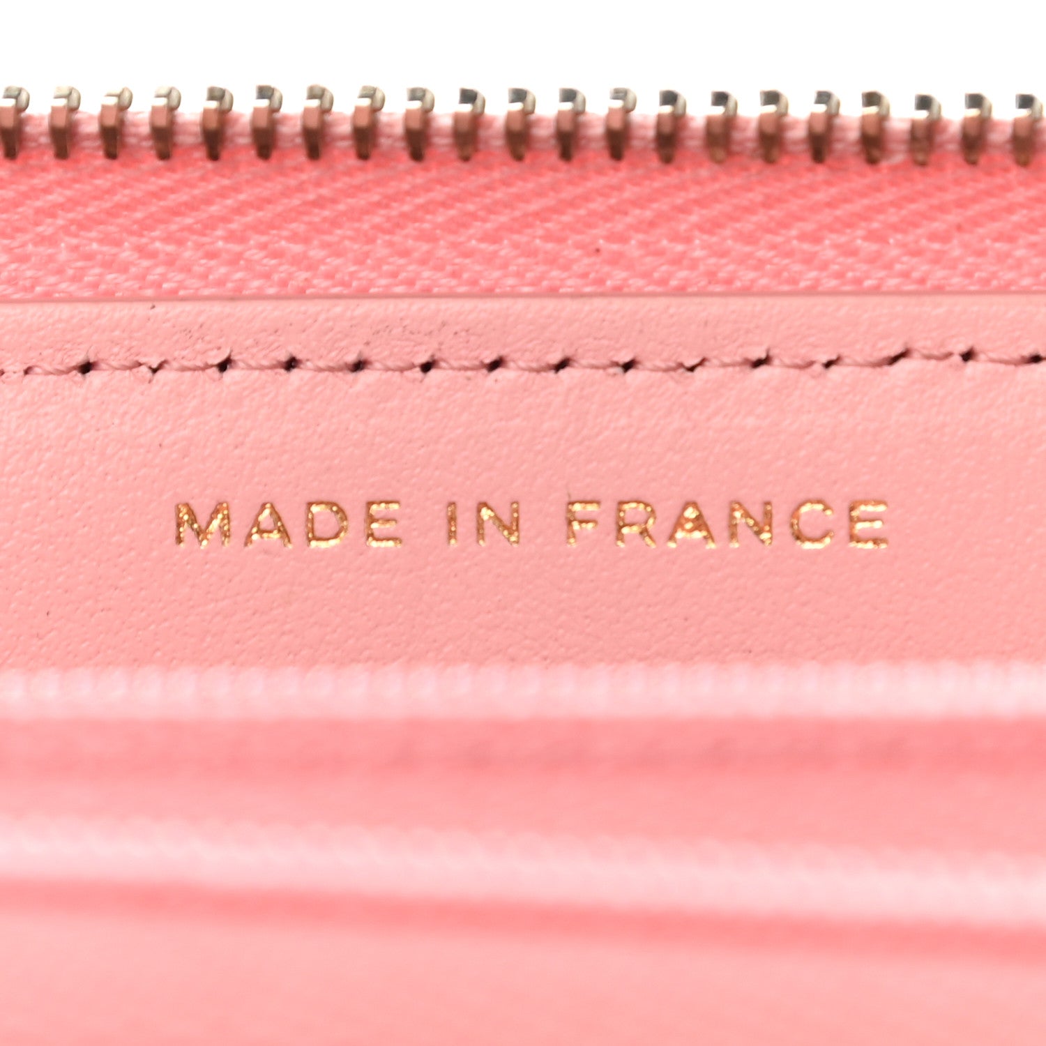 Chanel Caviar Quilted Large Gusset Zip Around Wallet Light Pink 7 of 9