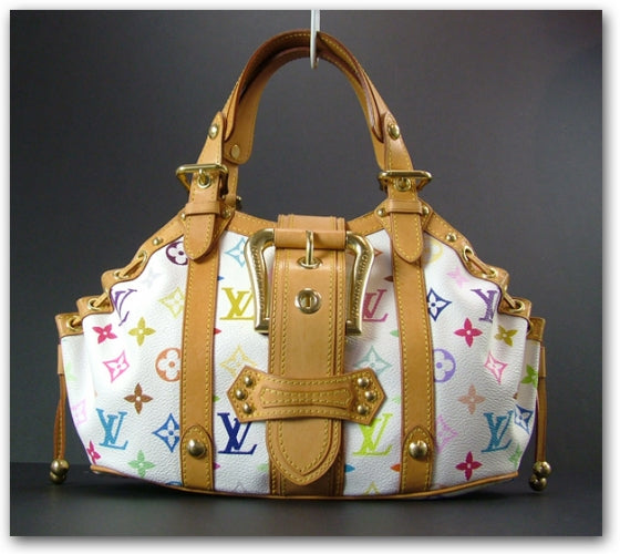 Louis Vuitton Monogram Multicolor Theda GM White 1 of 9