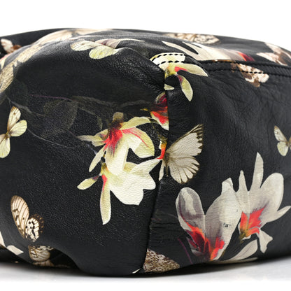 Givenchy Lambskin Magnolia Print Medium Pandora Black 9 of 10