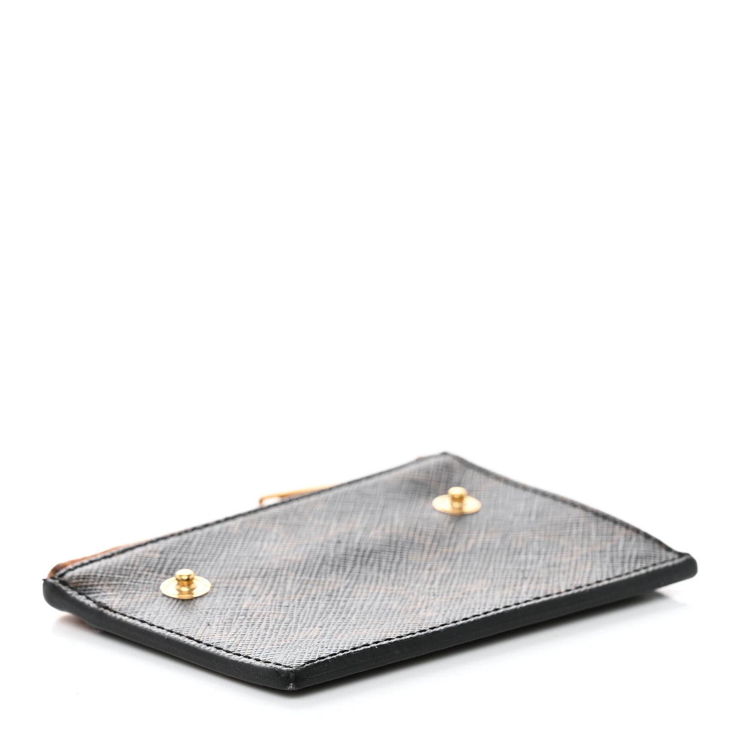 Celine Triomphe Canvas Compact Wallet With Coin Purse Tan 9 of 15