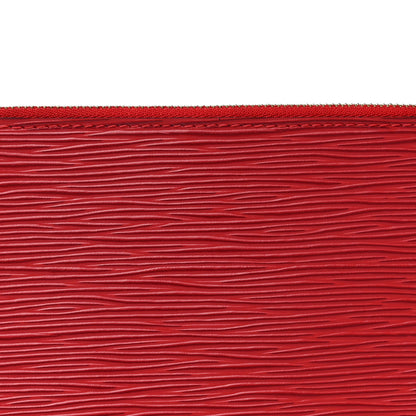 Louis Vuitton Epi Pochette Accessories 24 Castillan Red 7 of 9