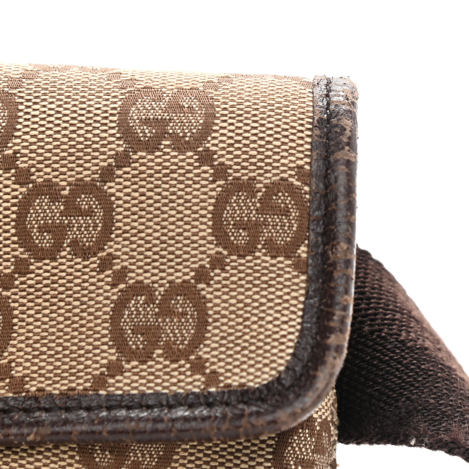 Gucci GG Monogram Flight Belt Bag Dark Brown 11 of 12