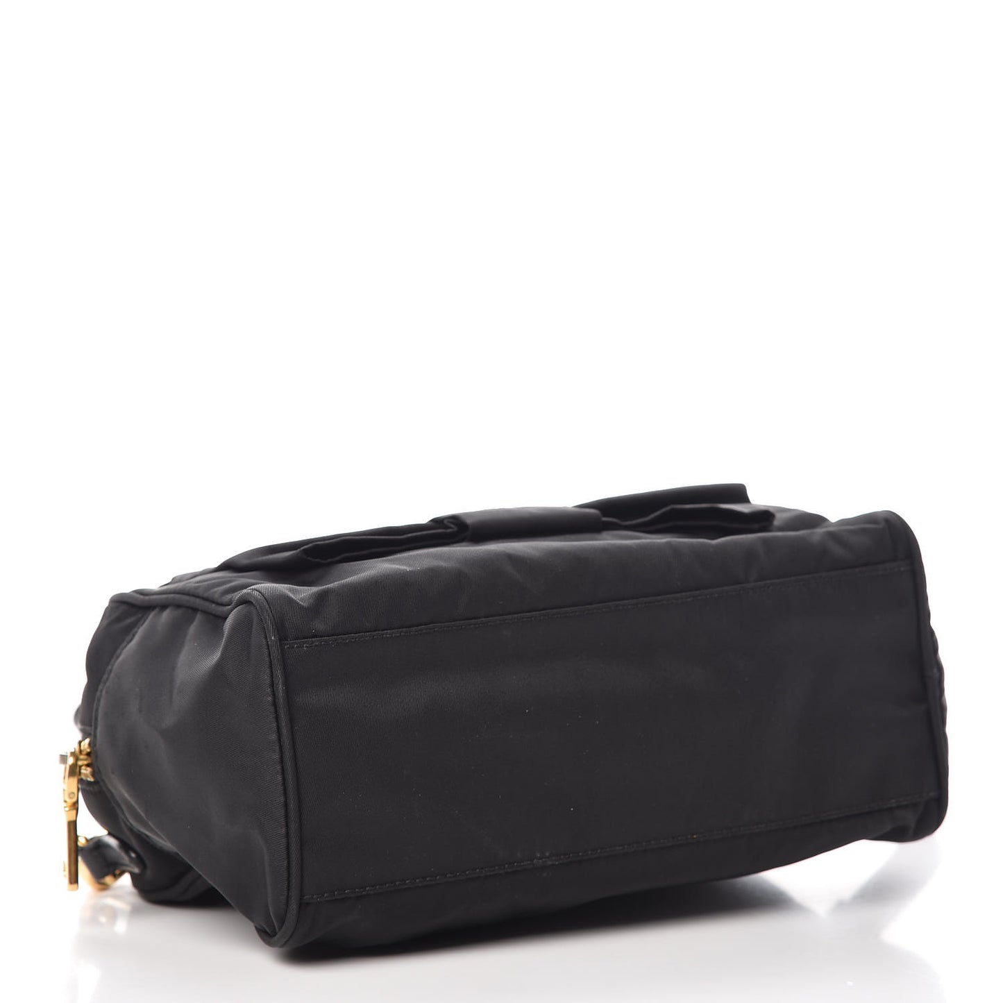 Nylon Fiocco Mini Bowler Black