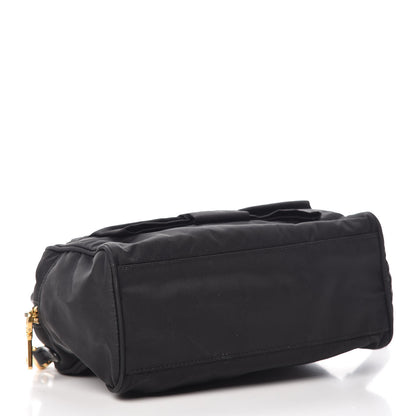 Prada Nylon Fiocco Mini Bowler Black 4 of 15