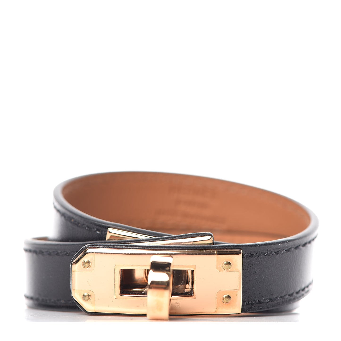 Box Kelly Double Tour Bracelet T2 Black