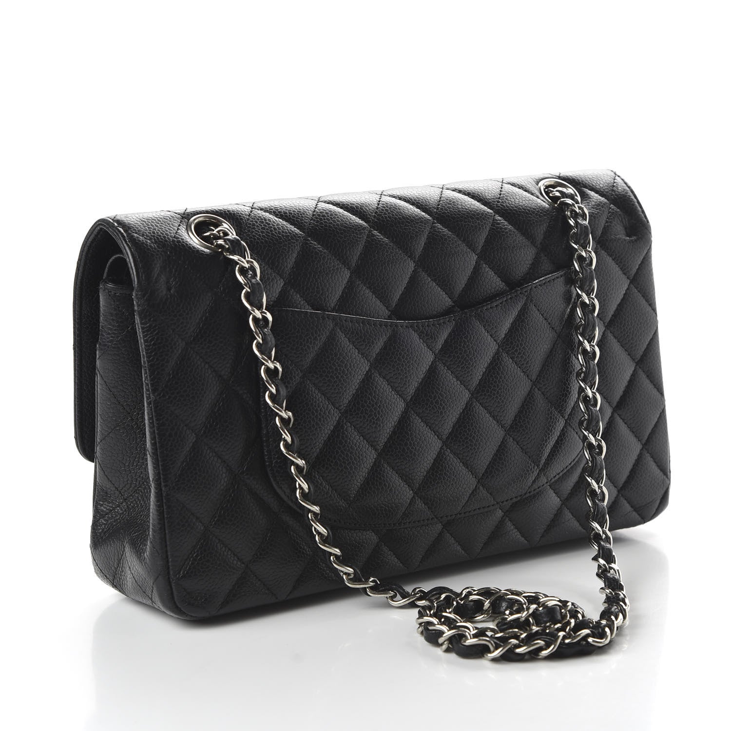 Chanel Caviar Quilted Medium Double Flap Black 3 of 11