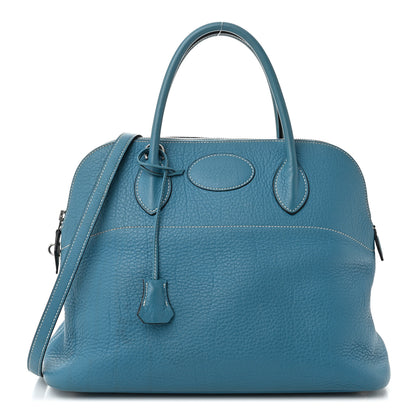 Hermes Taurillon Clemence Bolide 31 Blue Jean 1 of 10