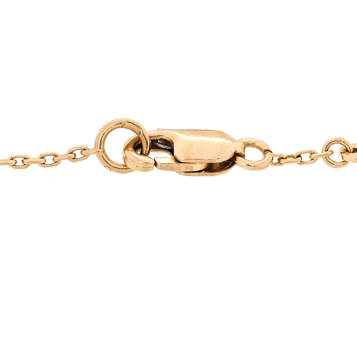 18K Yellow Gold Mother of Pearl Sweet Alhambra Bracelet