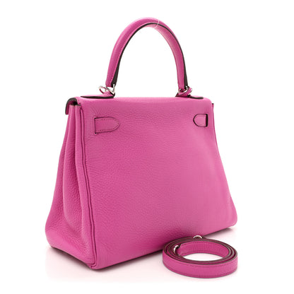 Hermes Taurillon Clemence Kelly Retourne 28 Magnolia 3 of 14