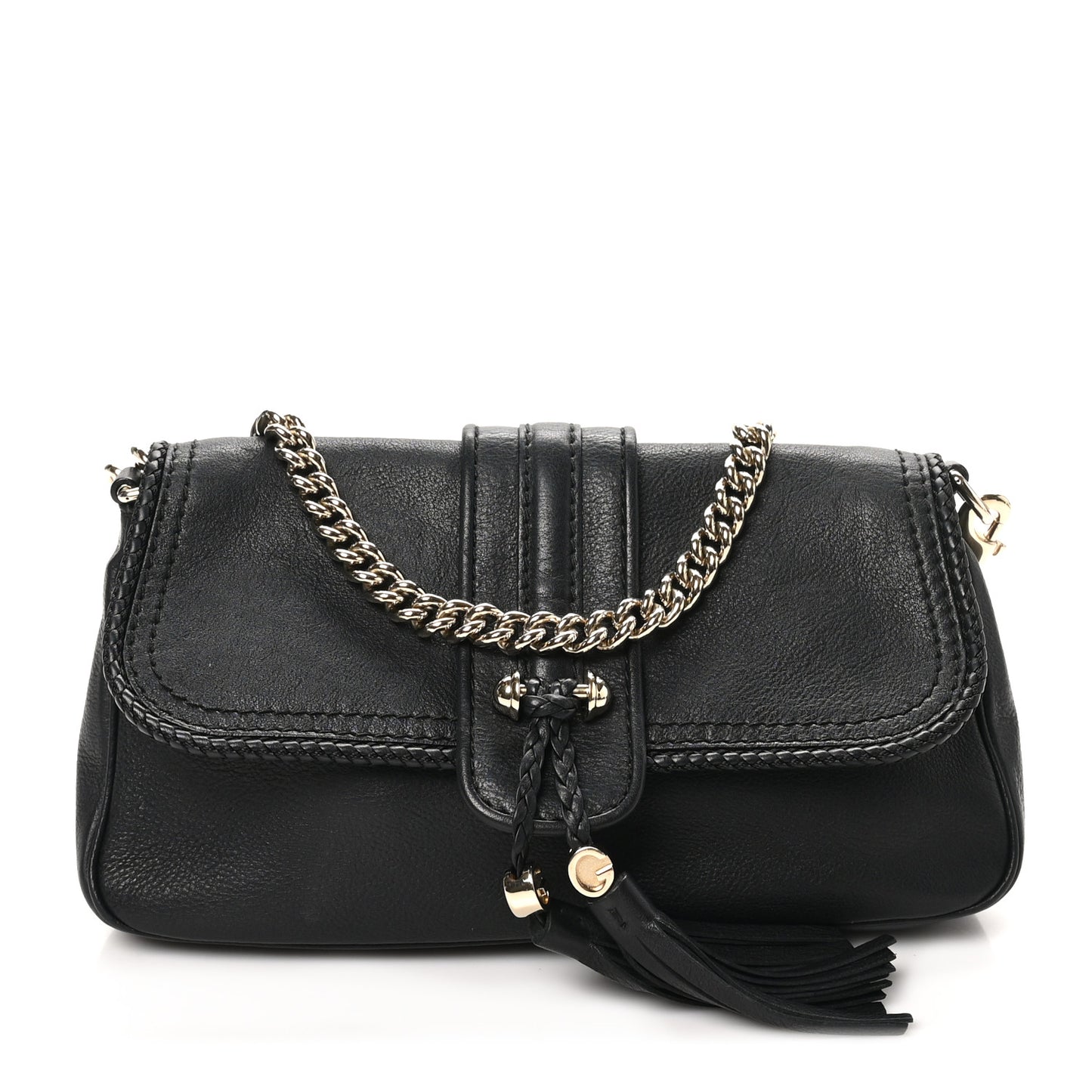 Calfskin Marrakech Evening Bag Black