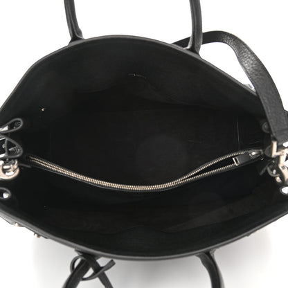 Saint Laurent Grained Calfskin Large Souple Sac De Jour Black 5 of 9