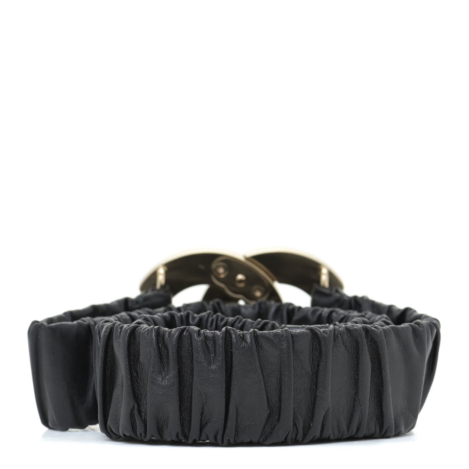 Chanel Lambskin Pearl CC Belt 70 Black 2 of 4
