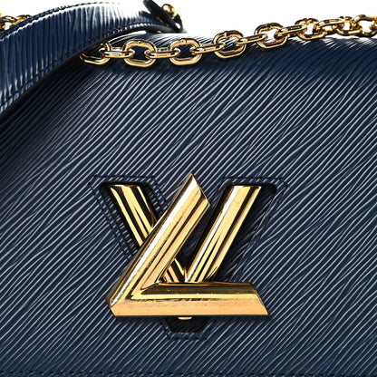 Louis Vuitton Epi Twist Shoulder Bag MM Indigo 7 of 9