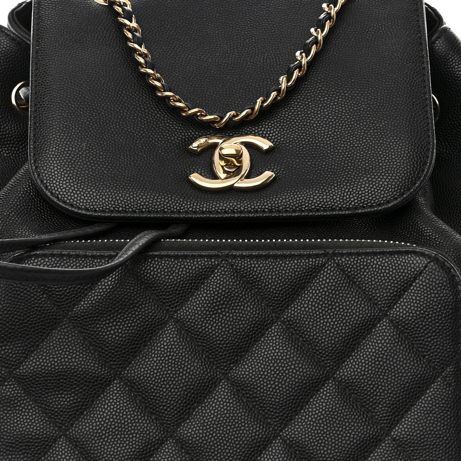 Chanel Caviar Quilted Business Affinity Backpack Black 8 of 13