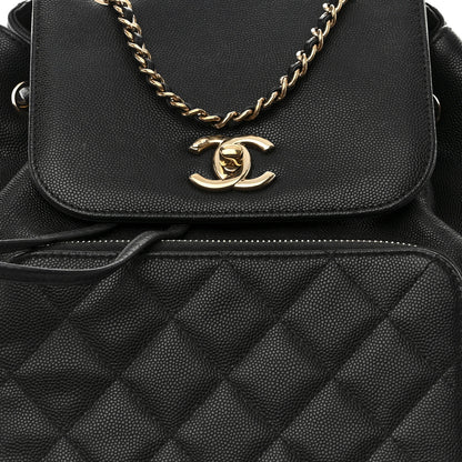 Chanel Caviar Quilted Business Affinity Backpack Black 8 of 13