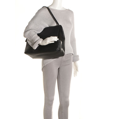 Celine Shrunken Lambskin All Soft Shoulder Bag Black 2 of 9